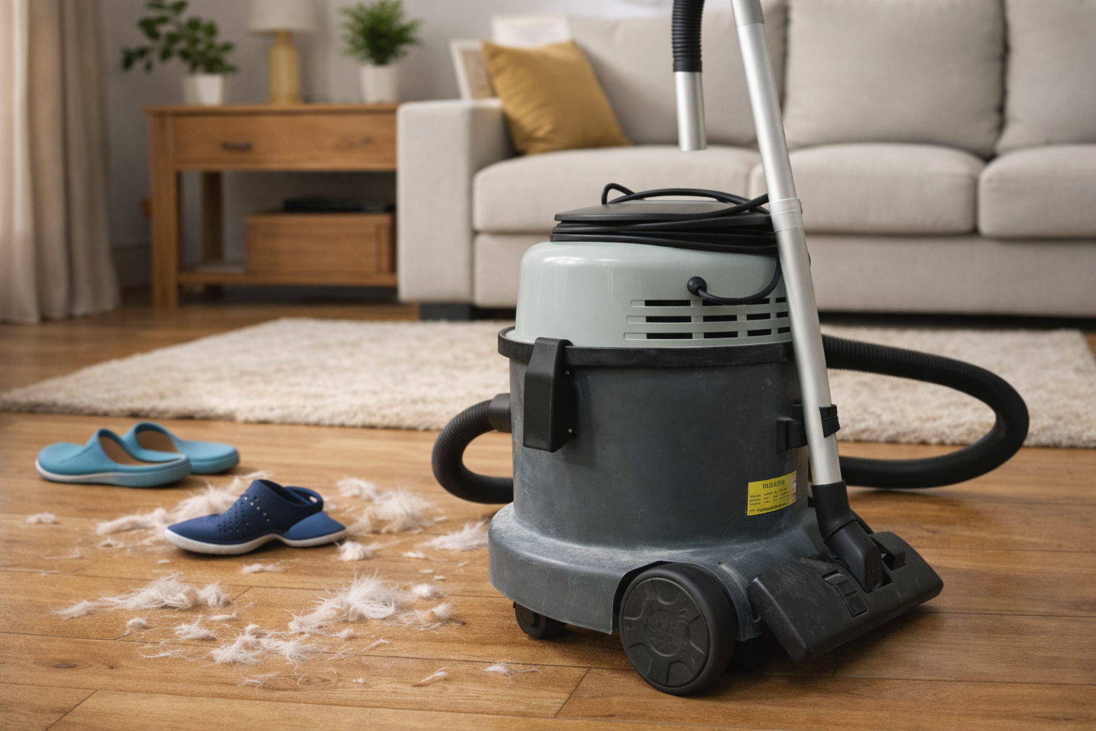 Powerful Industrial Wet and Dry Vacuum Cleaner – Heavy Duty Dust & Pet Hair Remover for Home and Commercial Use