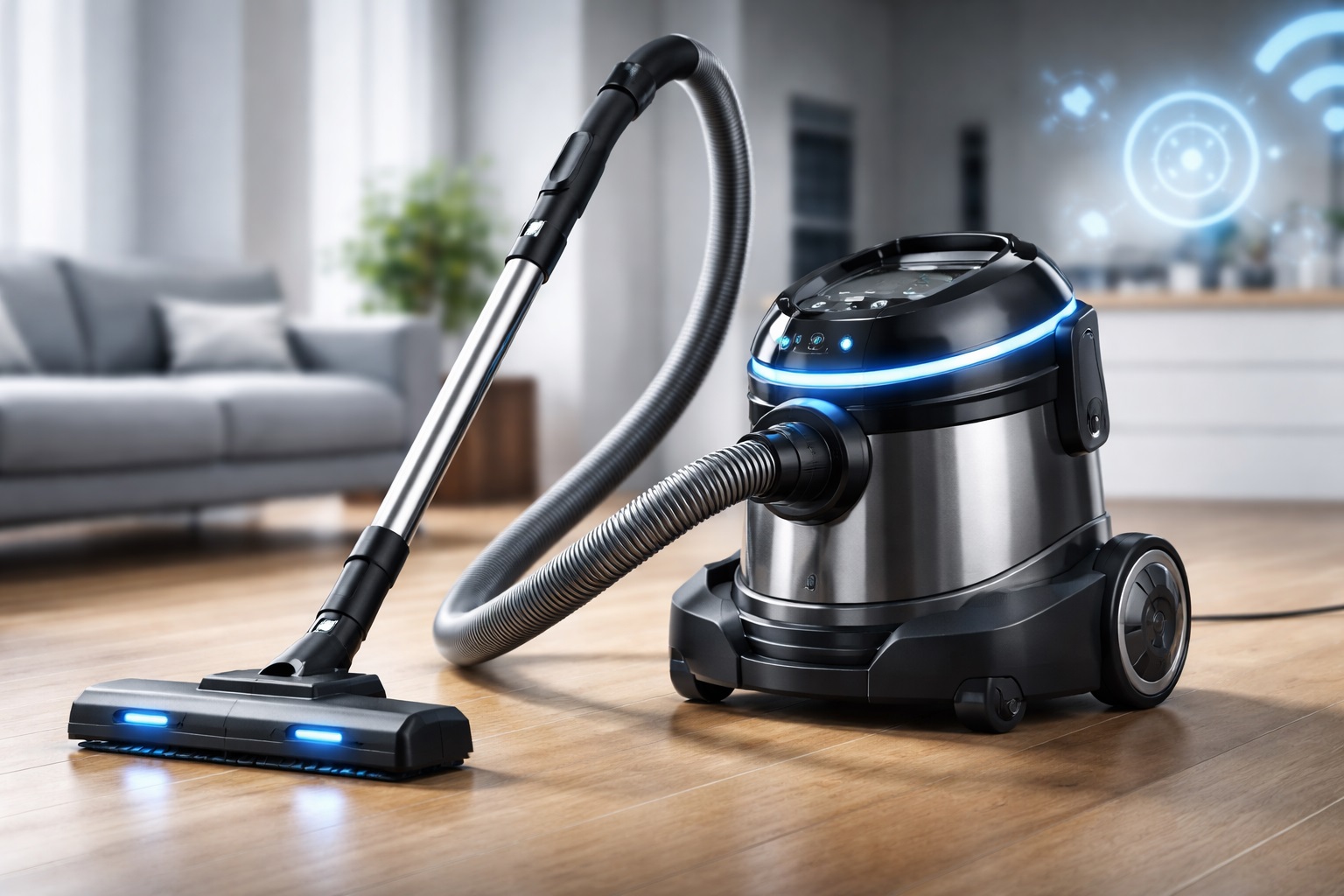 Barrel Vacuum Cleaner with Smart Technology