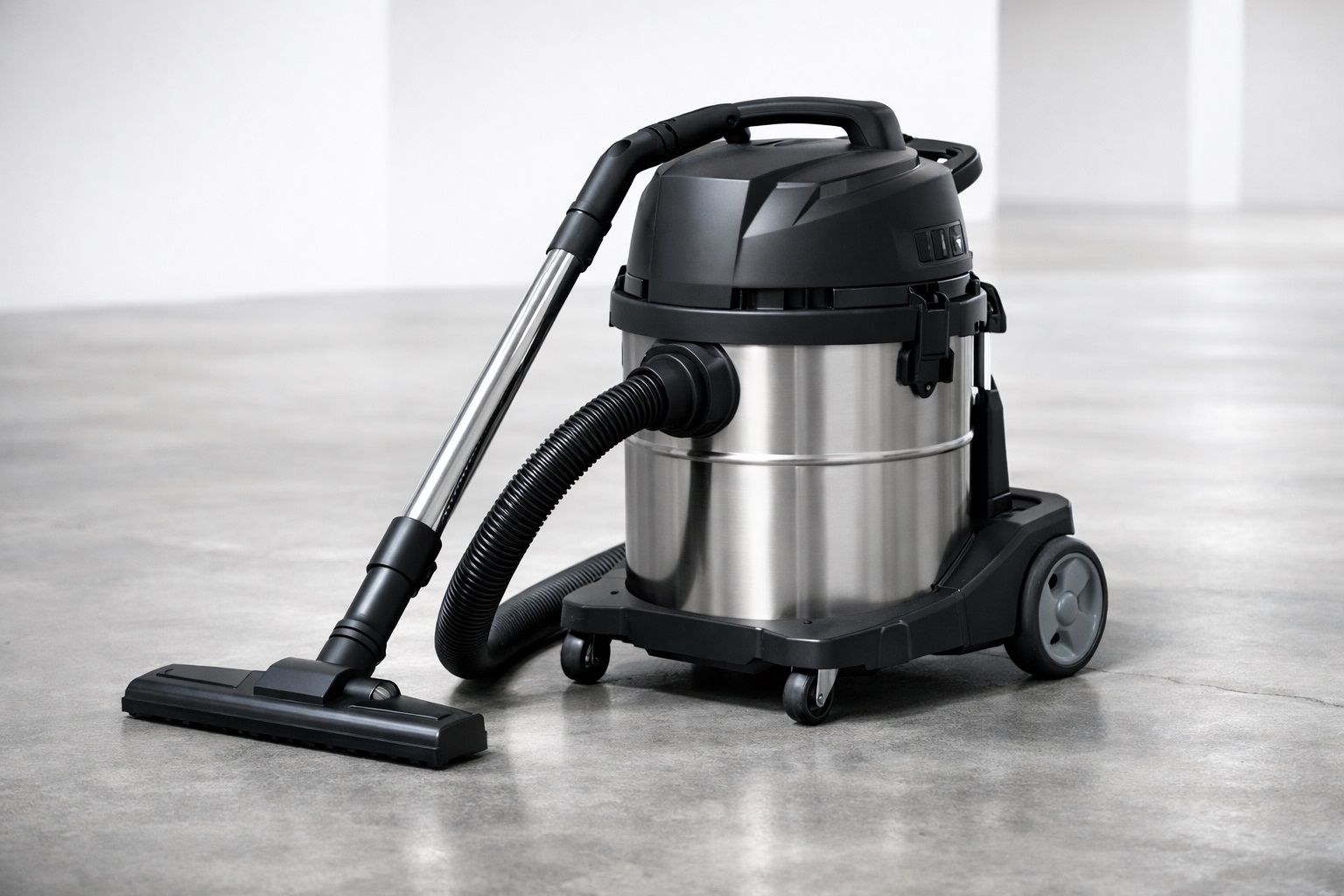 Industrial Stainless Steel Wet & Dry Vacuum Cleaner 30L Heavy Duty Shop Vacuum with Powerful Suction