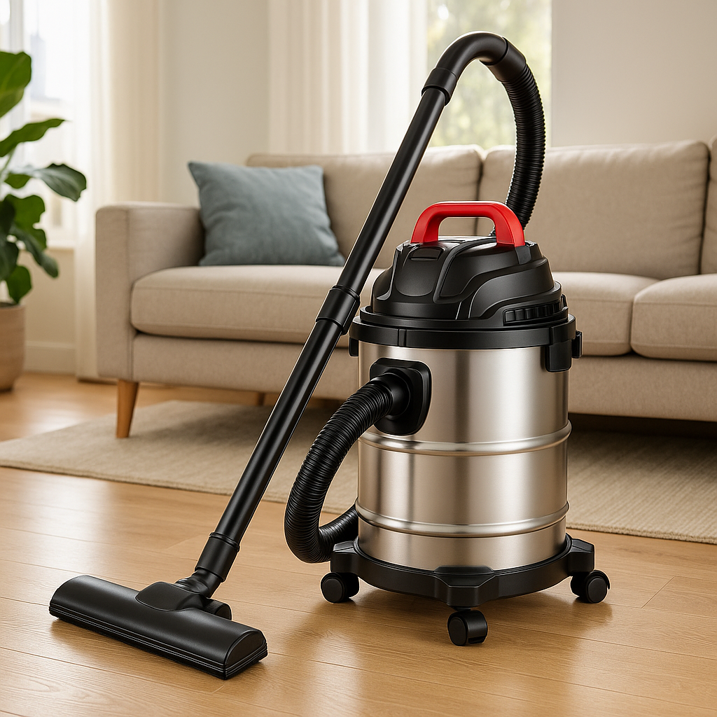 A2 Stainless Steel Wet Dry Vacuum Cleaner – Quiet, High Suction, Multi-Surface Cleaning for Home & Garage