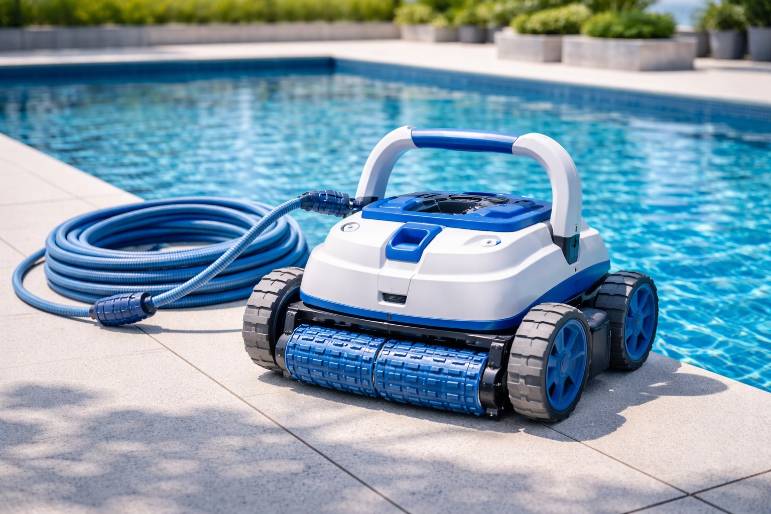 Automatic Robotic Swimming Pool Vacuum Cleaner