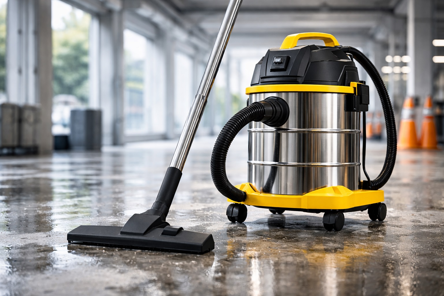 Commercial Wet Dry Vacuum Cleaner – Industrial Grade, Durable Shop Vacuum