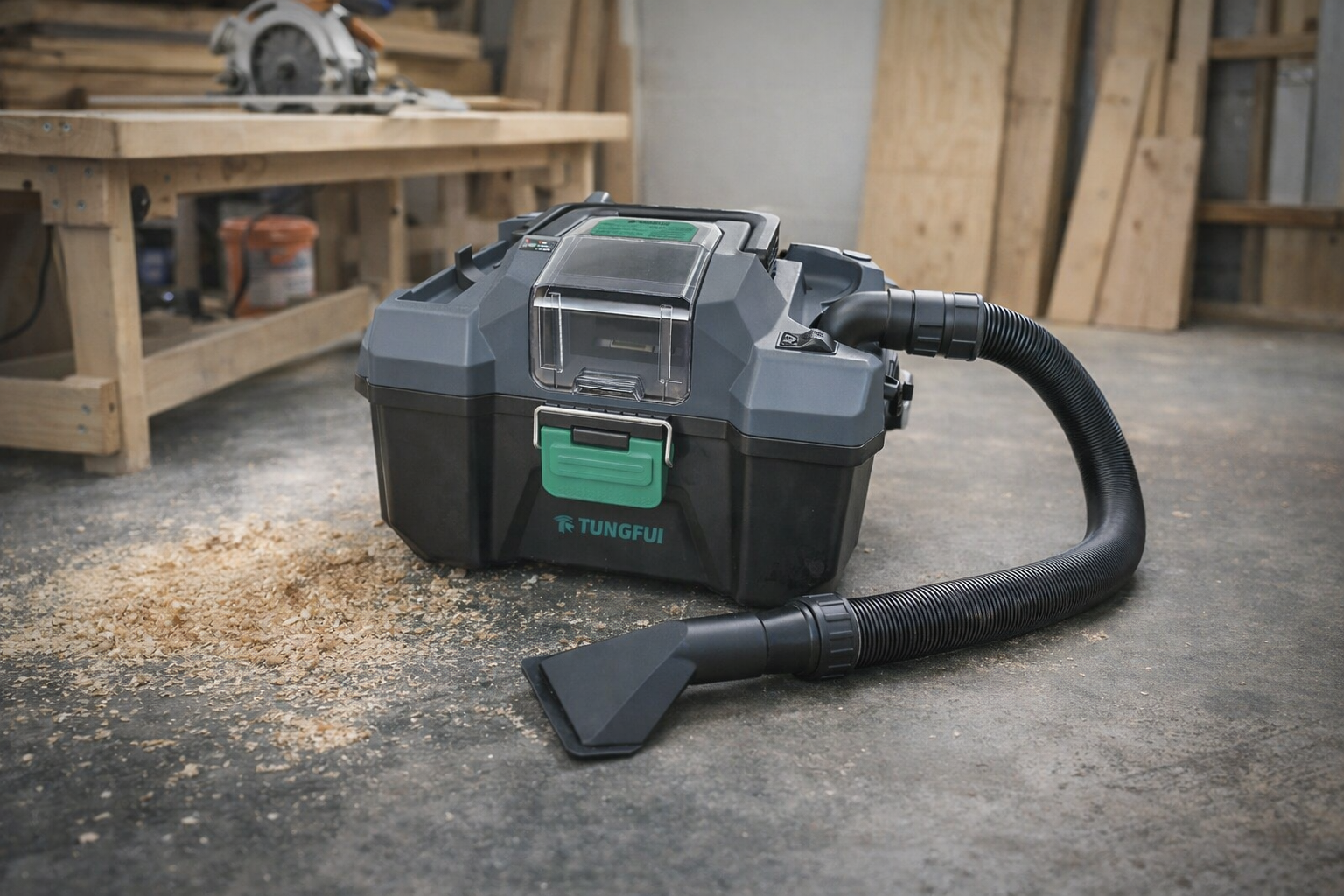 Toolbox Style Portable Wet and Dry Vacuum Cleaner for Workshop