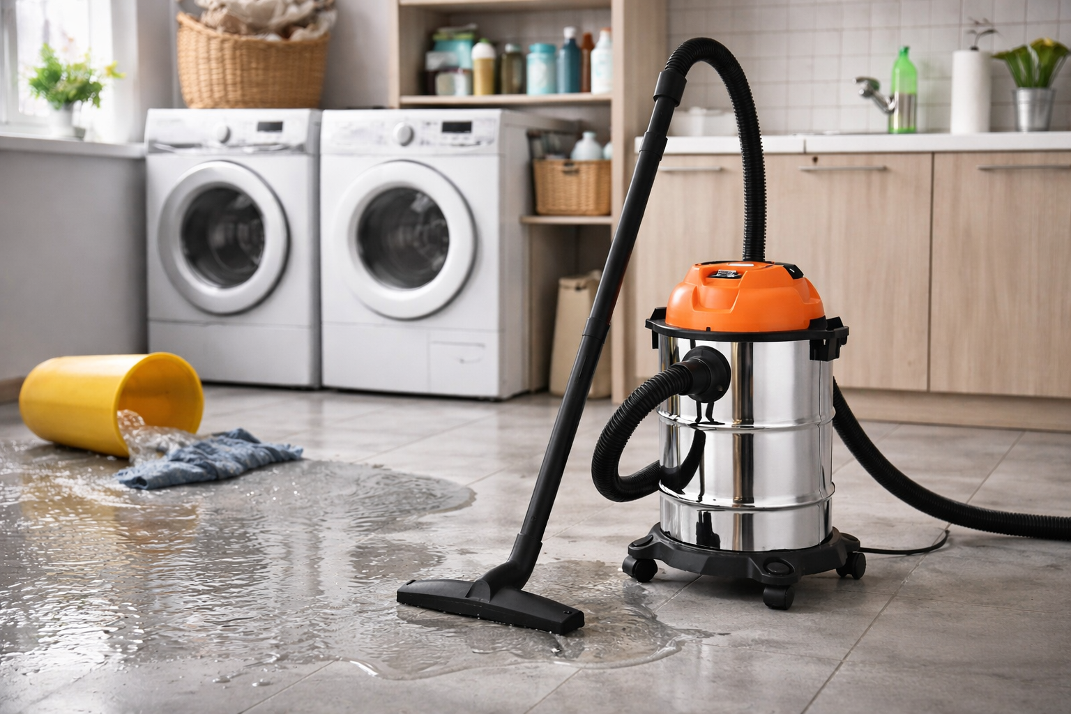 Wet and Dry Vacuum Cleaner for Home and Workshop