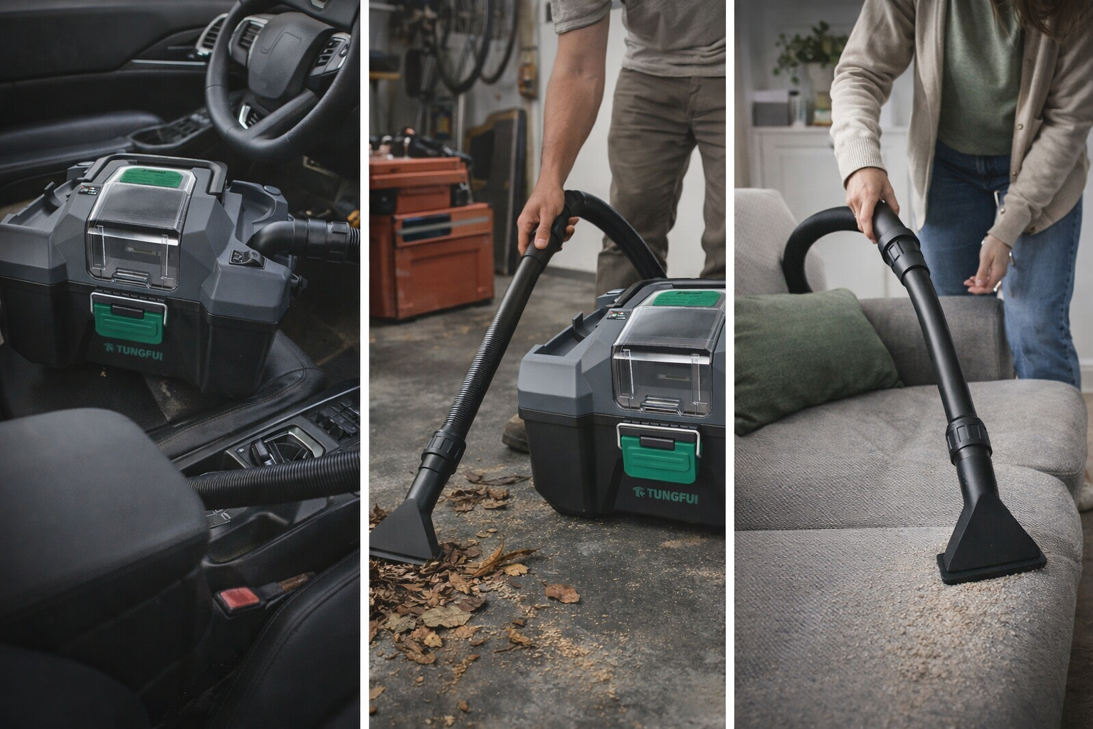 Multi-Scene Portable Wet and Dry Toolbox Vacuum Cleaner