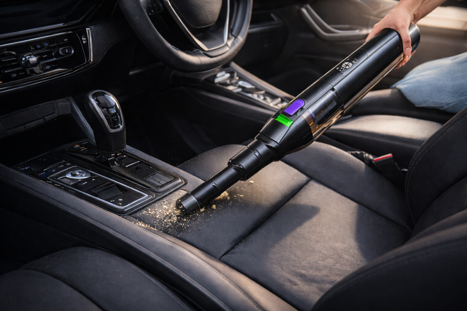 Cordless Handheld Vacuum Cleaner for Car Interior Cleaning