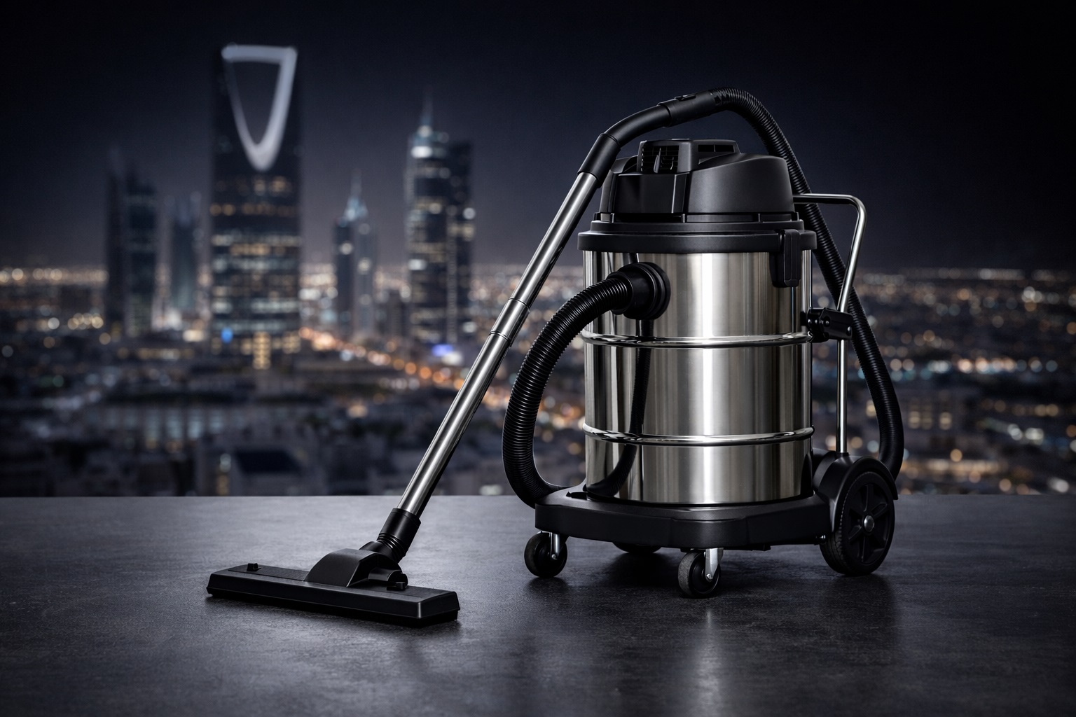 Industrial Stainless Steel Wet & Dry Vacuum Cleaner Commercial Cleaning Equipment