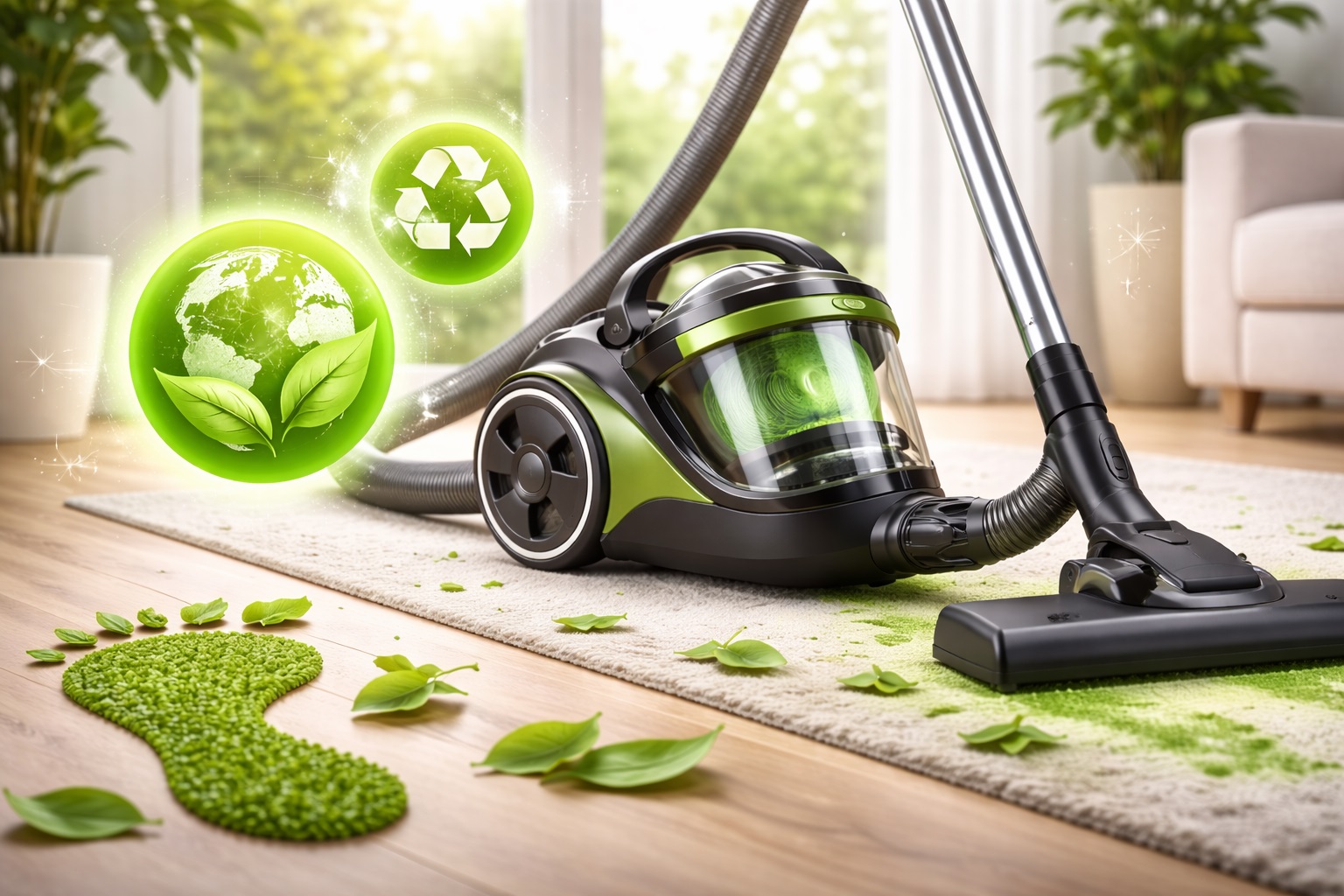 Eco Barrel Vacuum Cleaner for Sustainable Home Cleaning