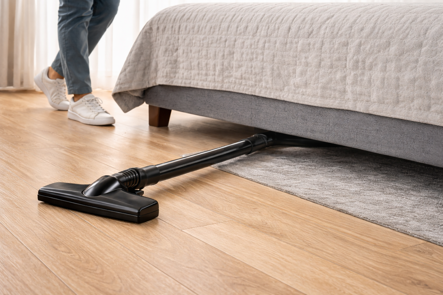 Ultra-Slim Cordless Vacuum Cleaner for Under-Bed and Tight Spaces