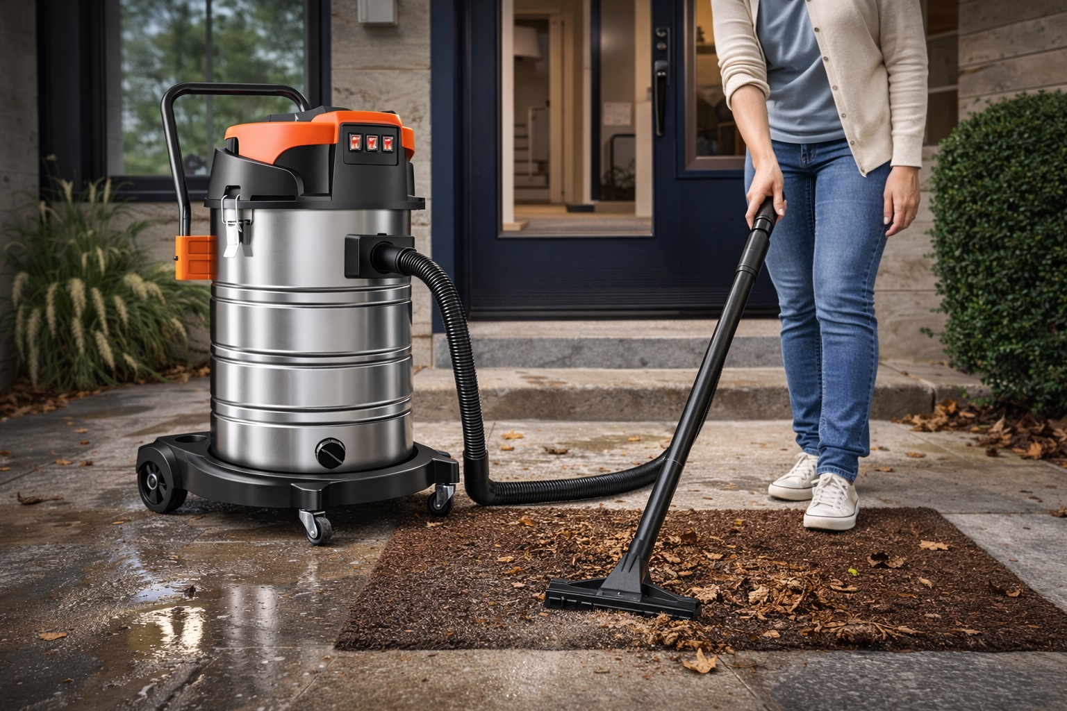Outdoor Wet-Dry Vacuum Cleaner