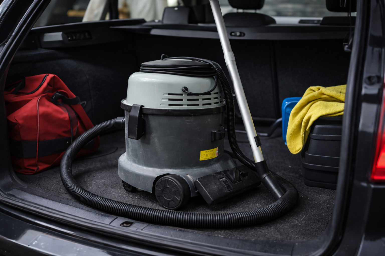 Portable Wet and Dry Vacuum Cleaner for Car Detailing – Mobile Commercial Cleaning Solution