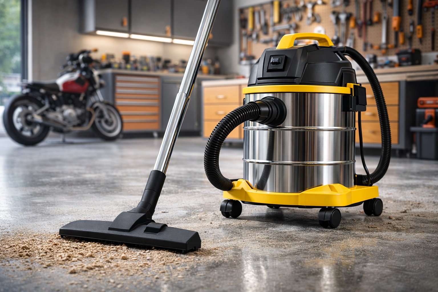Best Garage Shop Vacuum – Wet-Dry Vacuum Cleaner, Industrial Garage Vacuum