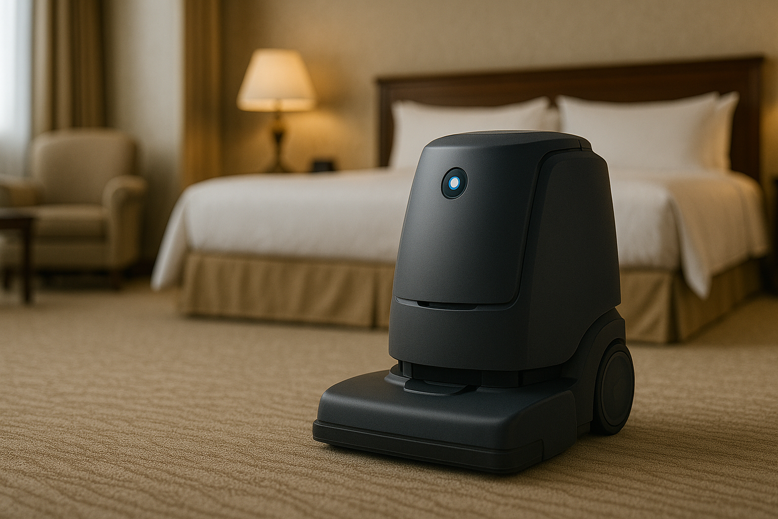 A4 Hotel Robotic Vacuum Cleaner – Quiet AI Smart Cleaner for Rooms & Hallways