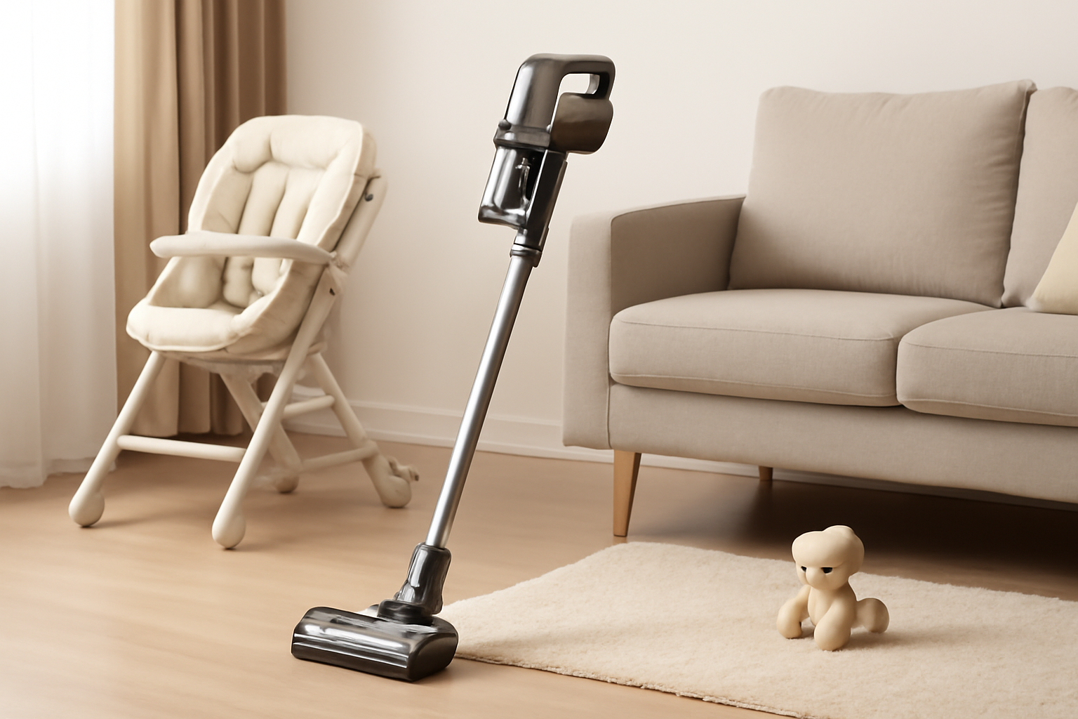 A4 Cordless Vacuum Cleaner for Pet Hair & Baby Safe Home