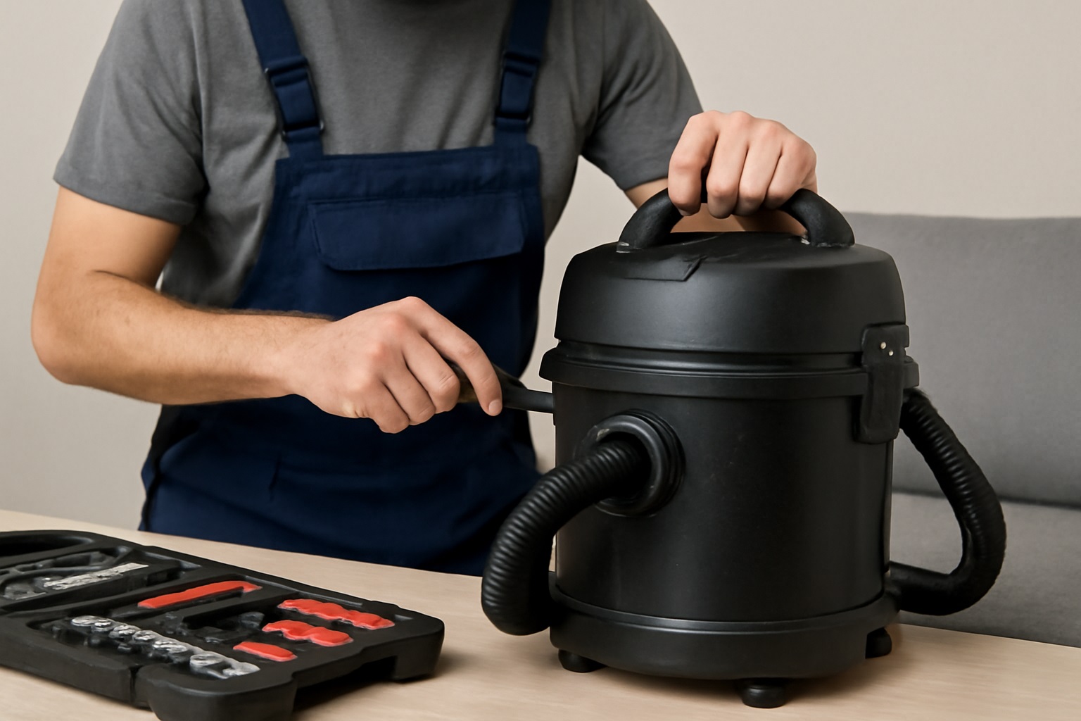 Durable High Suction Barrel Vacuum Cleaner with Professional After-Sales Support