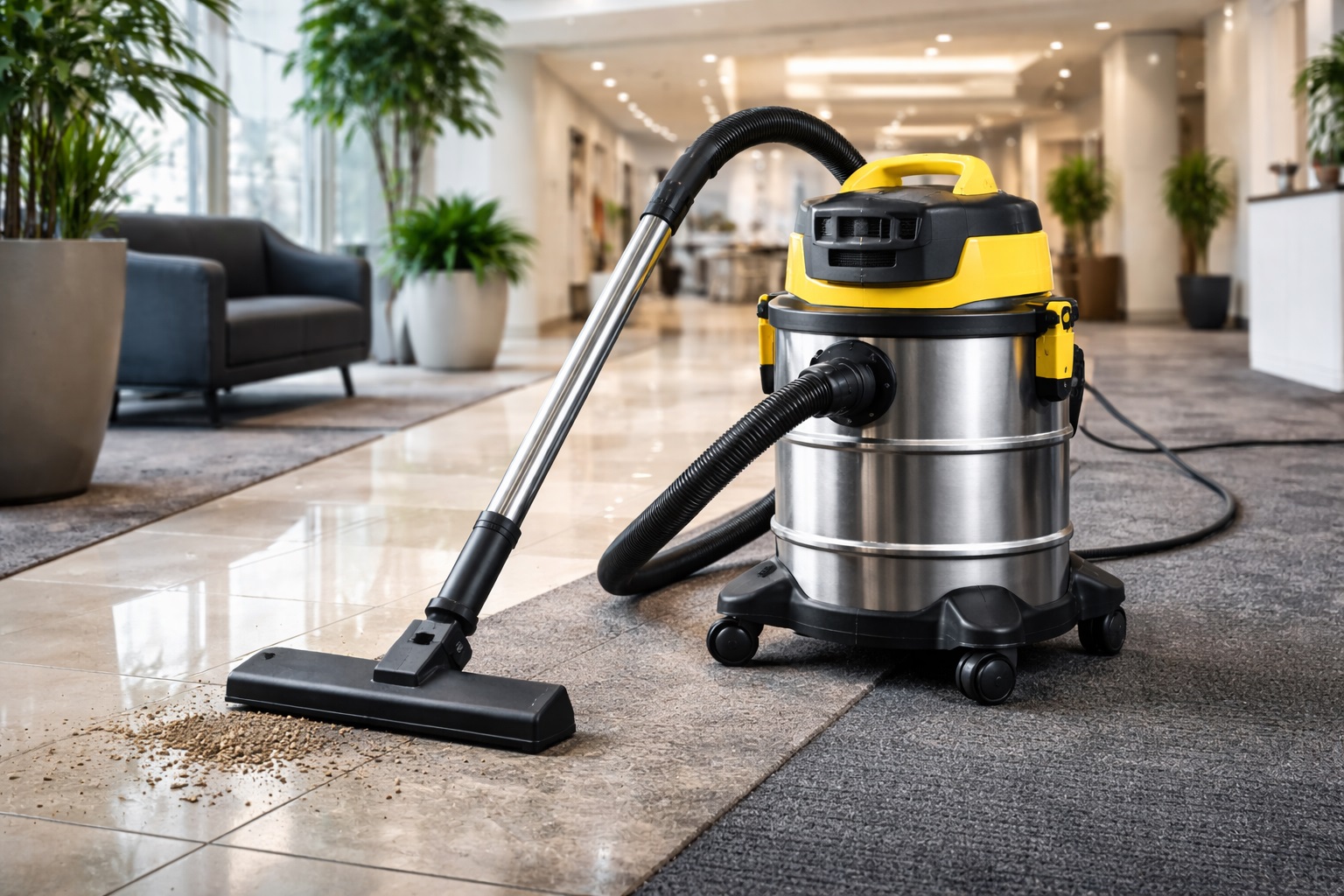 Wet-Dry Commercial Vacuum Cleaner