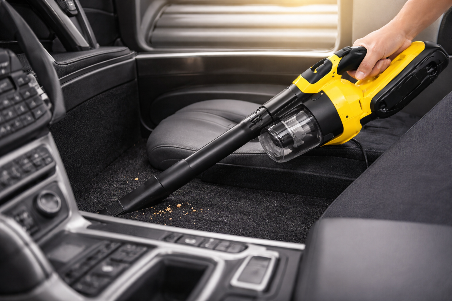 Wall-Mounted Cordless Vacuum Cleaner with Charging Dock for Space-Saving Storage