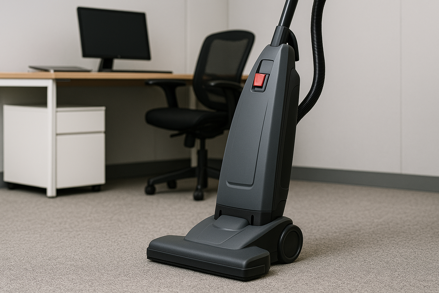 A6 Quiet Upright Office Vacuum Cleaner – Lightweight, High-Efficiency & HEPA Filter
