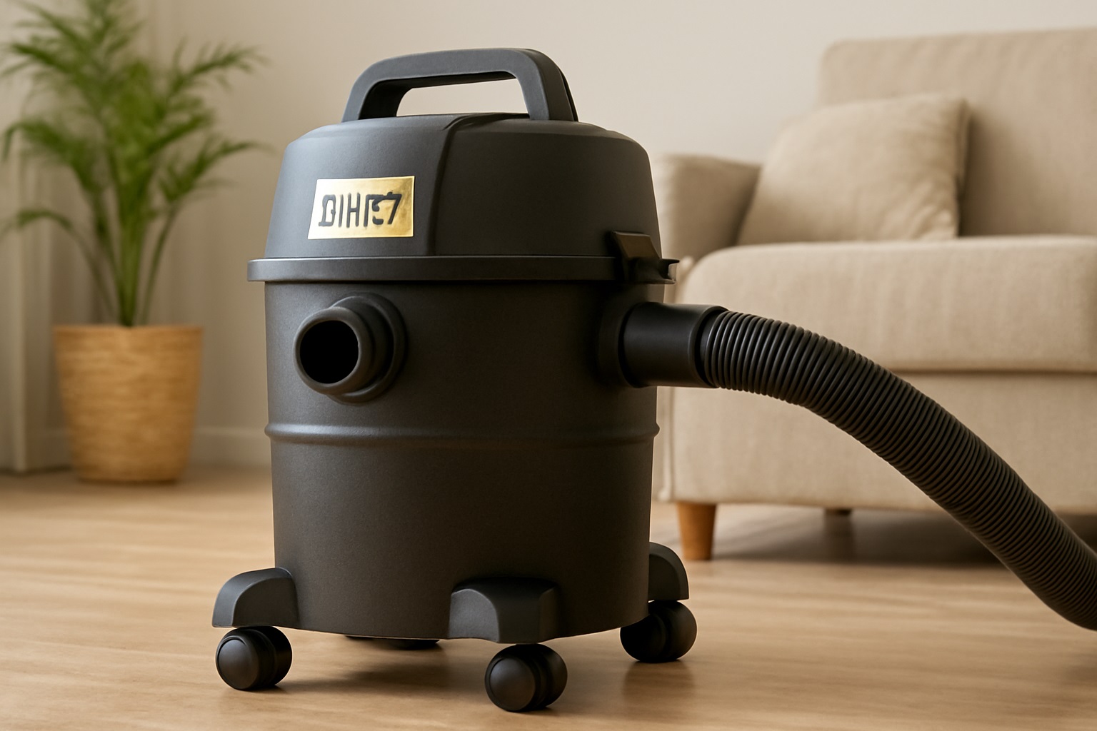 High-Suction Wet & Dry Vacuum Cleaner with HEPA Filter for Allergy-Sensitive Homes
