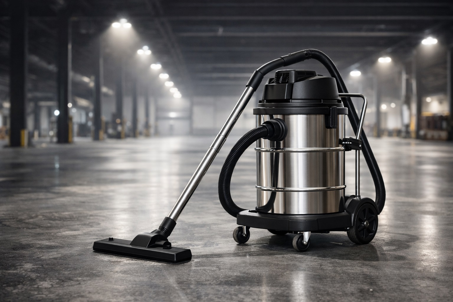 High Capacity Industrial Drum Wet & Dry Vacuum Cleaner 80L-100L