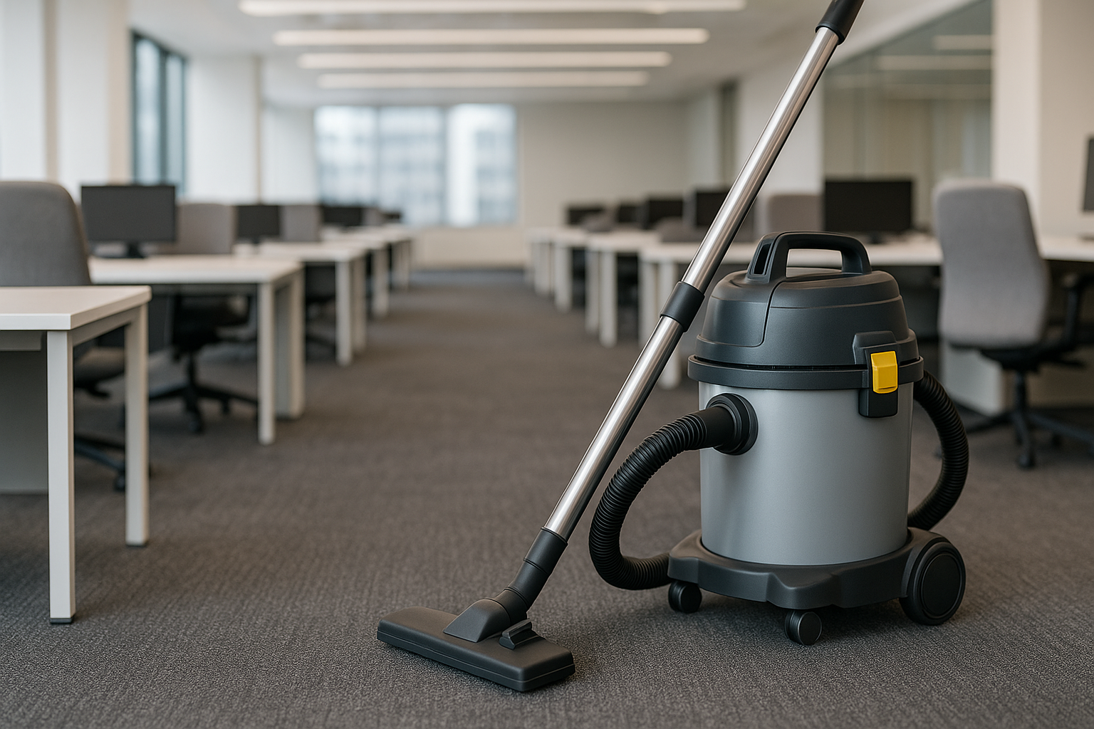 A7 Commercial Quiet Office Vacuum Cleaner – 25L Large-Capacity & HEPA Filtration