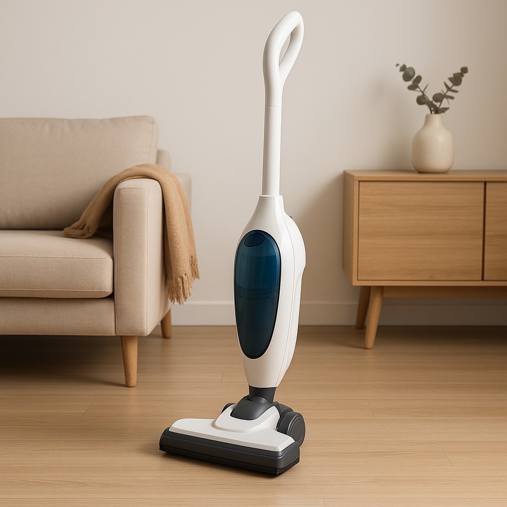 A7 Lightweight Upright Cordless Vacuum Cleaner – Quiet, Efficient & Ideal for Apartment Living