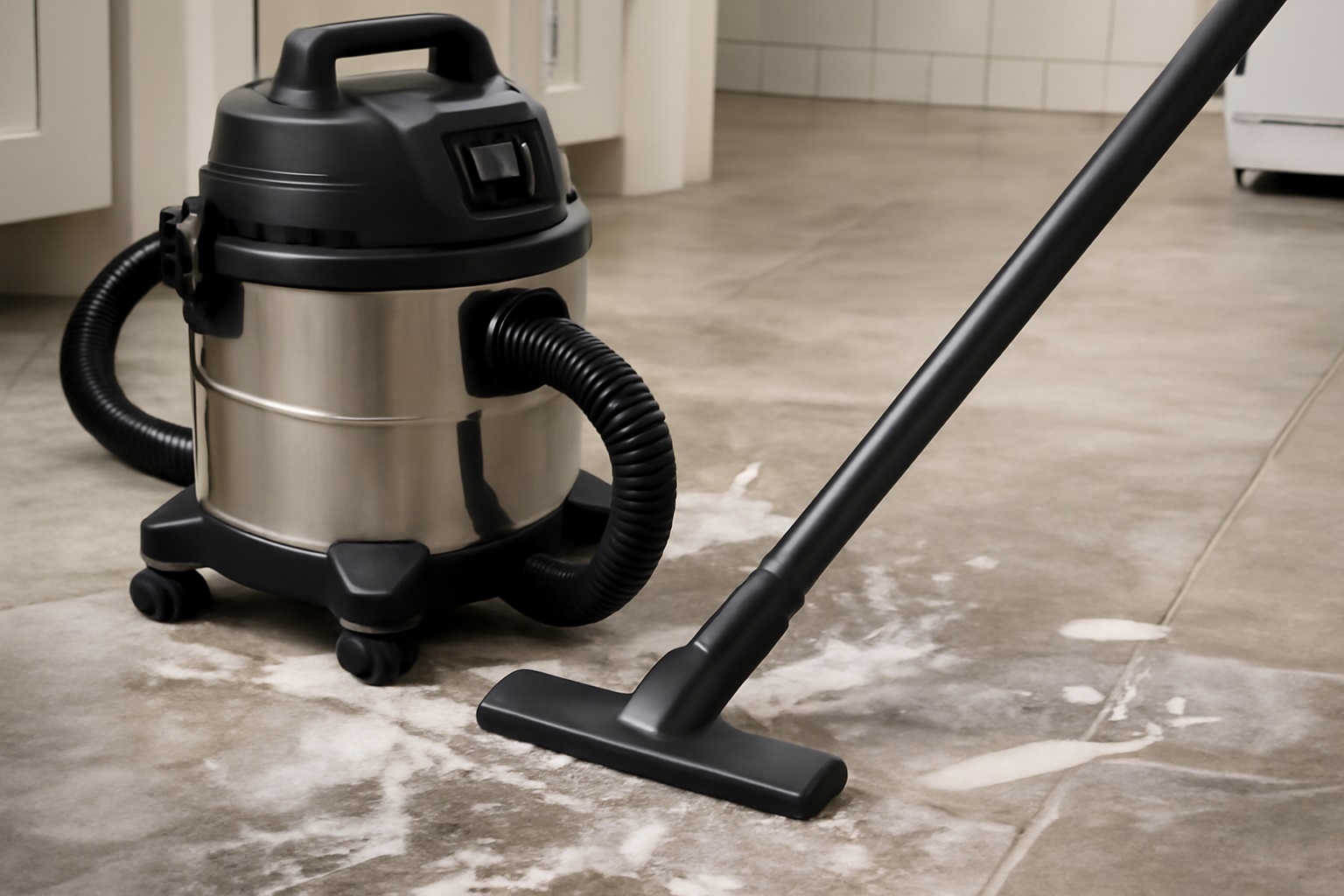High-Suction Wet & Dry Vacuum Cleaner for Water Spills and Multi-Surface Cleaning
