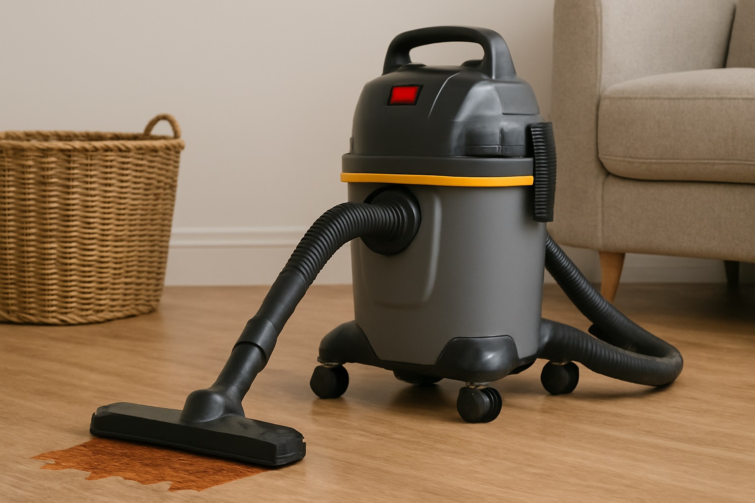 A7 Wet-Dry Vacuum Cleaner – High Suction, Portable, Flexible Hose for Liquid and Dry Spill Cleanup