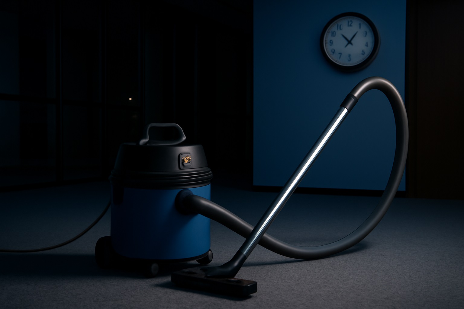 Blue Canister Vacuum – Industrial-Grade for Commercial and Office Cleaning