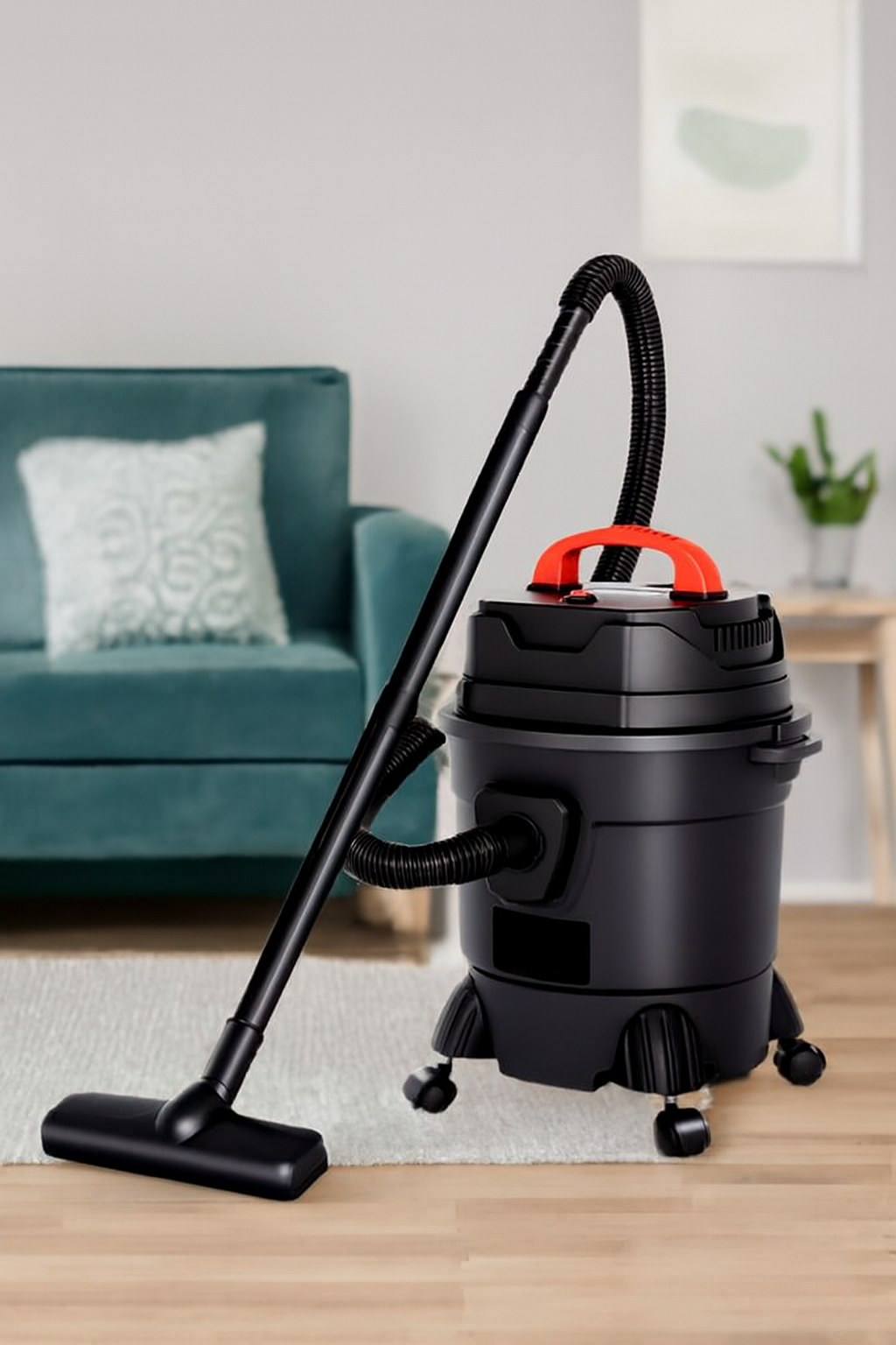 A8 High Suction Portable Wet Dry Vacuum Cleaner (Black)