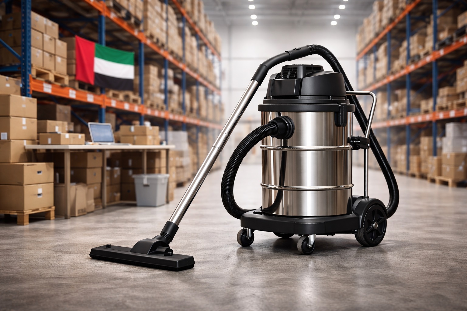 Industrial Stainless Steel Drum Wet & Dry Vacuum Cleaner for Middle East Market