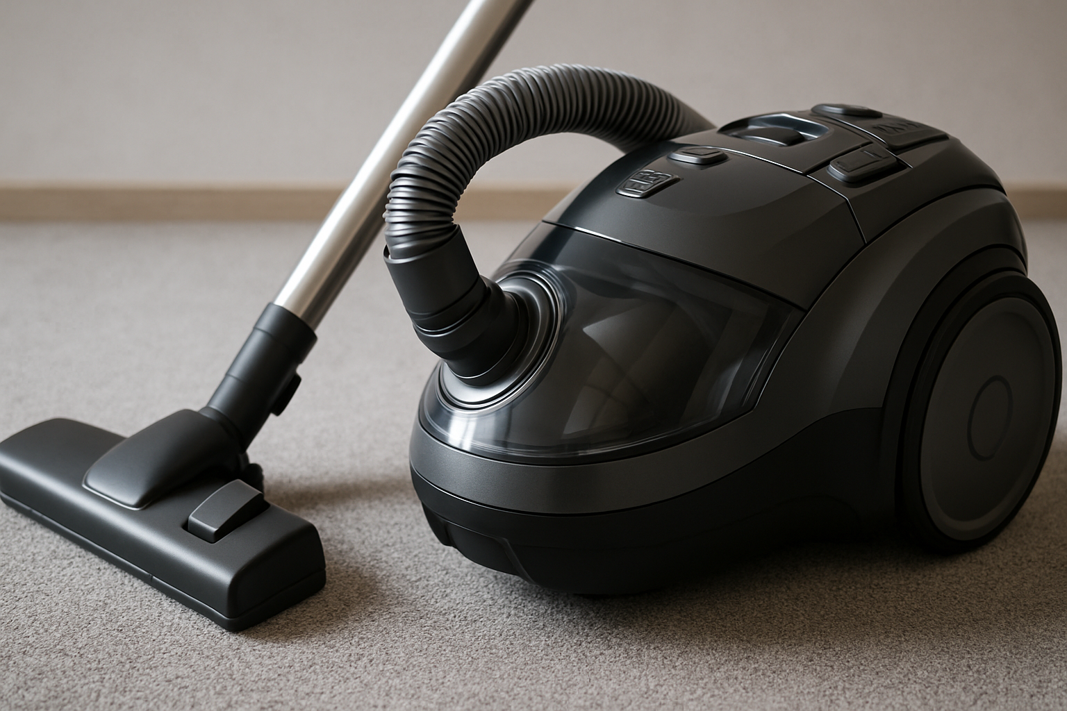 A8 High Suction Canister Vacuum Cleaner – Compact Quiet Design with HEPA Filter