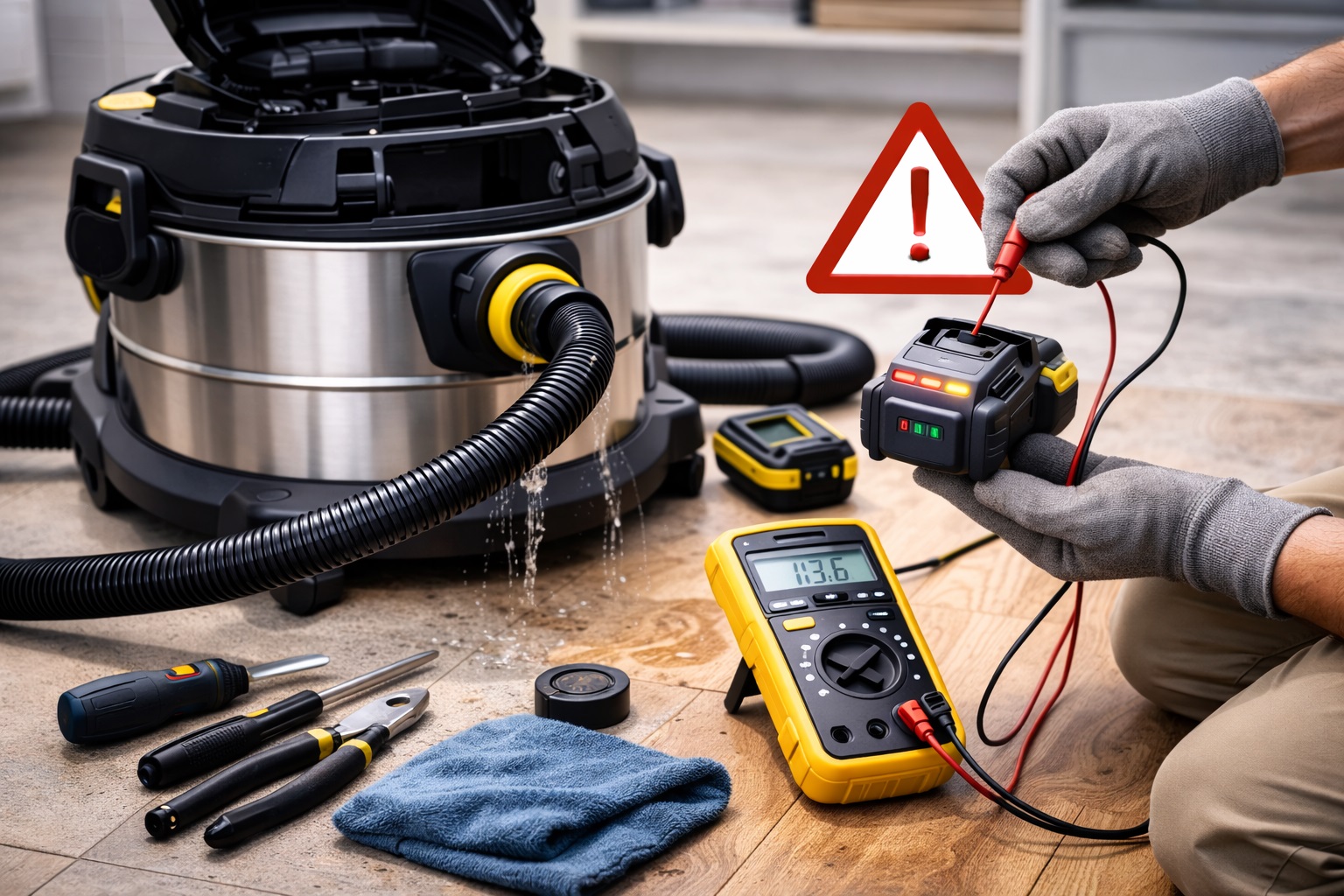 How to Address Battery Problems in Barrel Vacuum Cleaners?