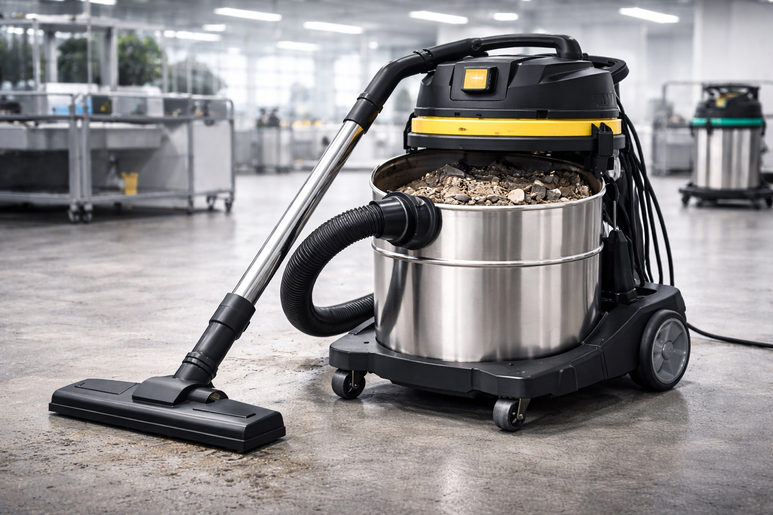 Large Capacity Industrial Wet Dry Vacuum Cleaner 80L Heavy Duty Commercial