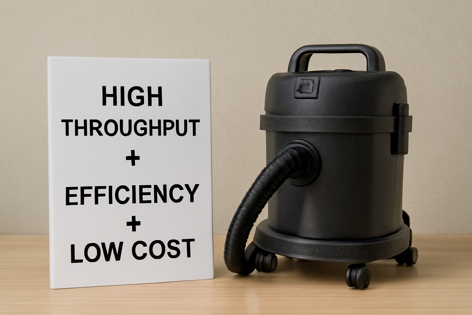 High Suction Barrel Vacuum Cleaner with Training Program and User Manual