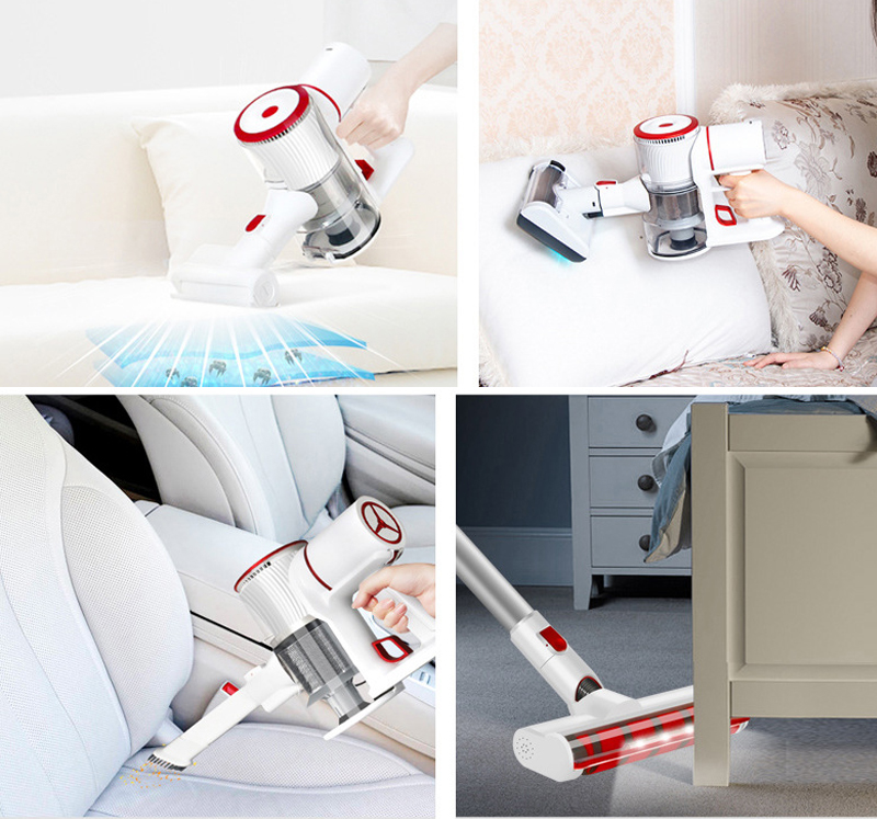 LX-VC-W Cordless Stick Vacuum Cleaner | Powerful Multi-Surface Suction | LED Floor Head | 2-in-1 Handheld & Upright