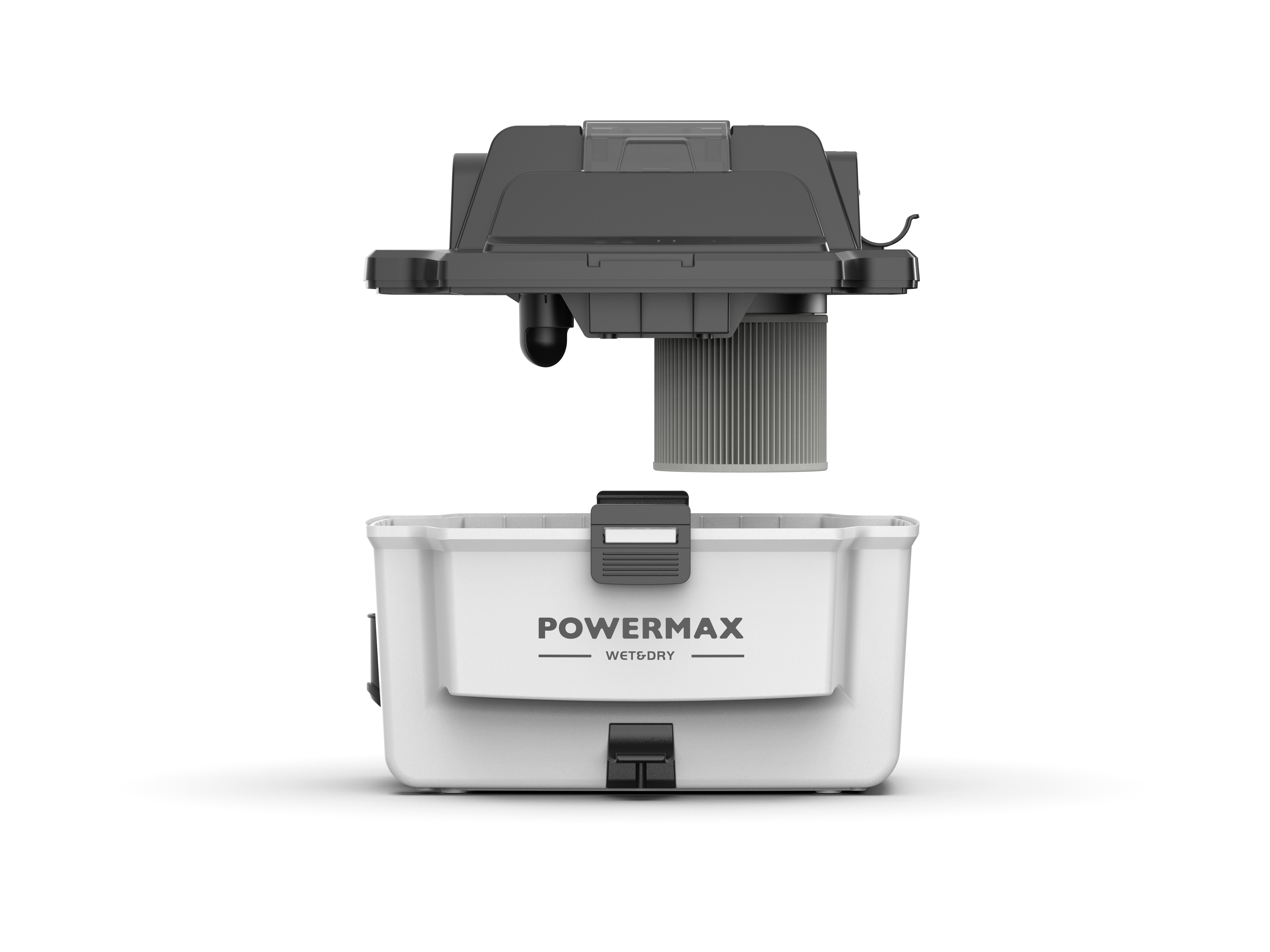 LX-DVC-BW POWERMAX K-912 Cordless Wet & Dry Vacuum Cleaner, HEPA, Strong Suction, Blower, 12/16L, Home & Car