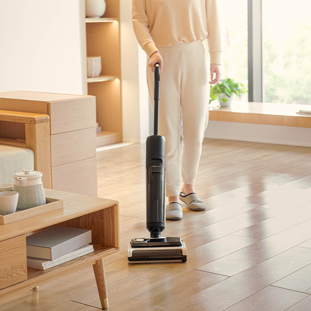 LX-VC-B Smart Cordless Wet Dry Vacuum Cleaner | All-in-One Floor Washer with Self-Cleaning & Edge Cleaning Design