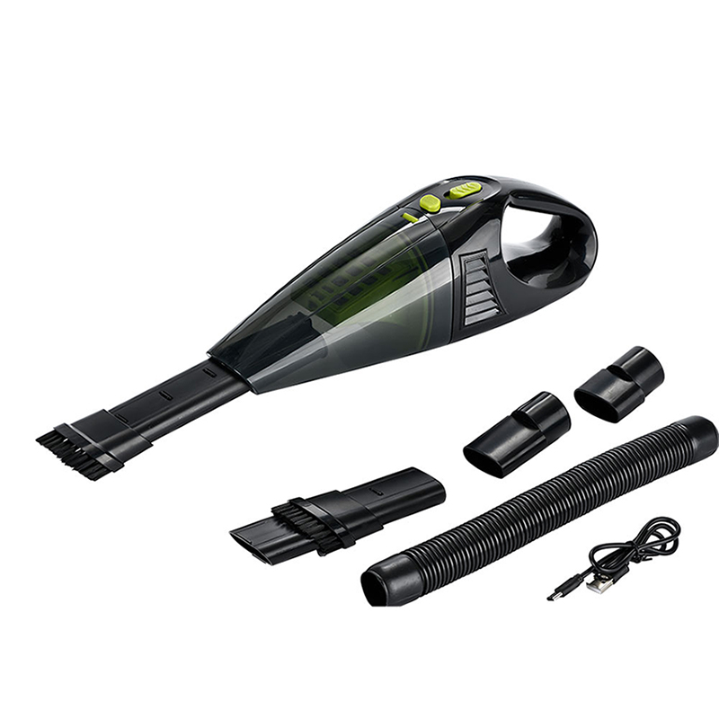 LX-CVC-BL 4500Pa USB Rechargeable Handheld Vacuum Cleaner – Cordless Mini Vacuum with Brush, Crevice Tool & Hose