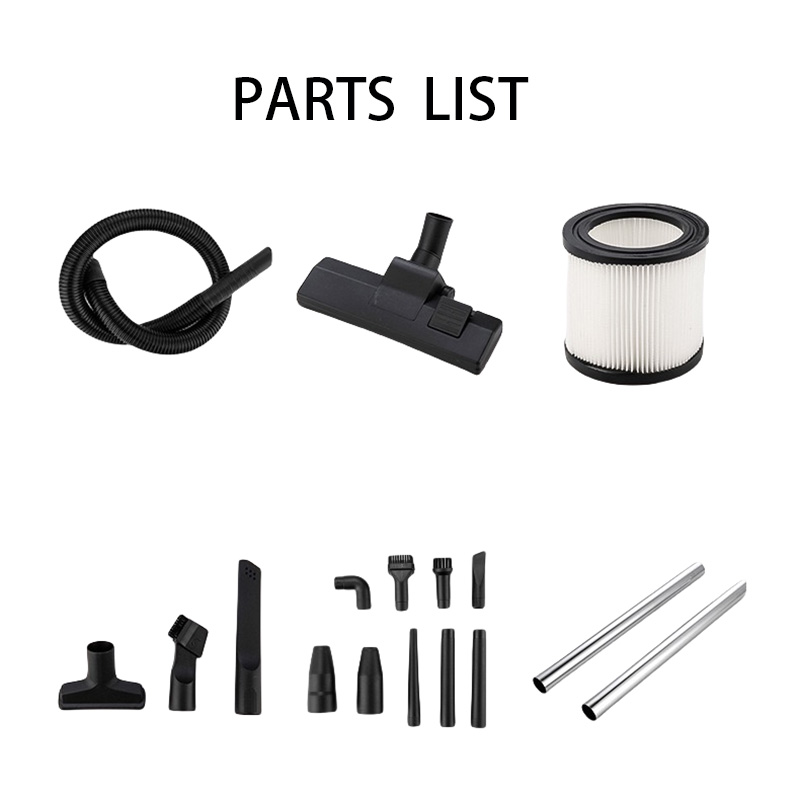 LX-DVC-WO Multi-Functional Industrial Vacuum Cleaner, Wet & Dry, High Power Barrel Type, Full Accessories Set