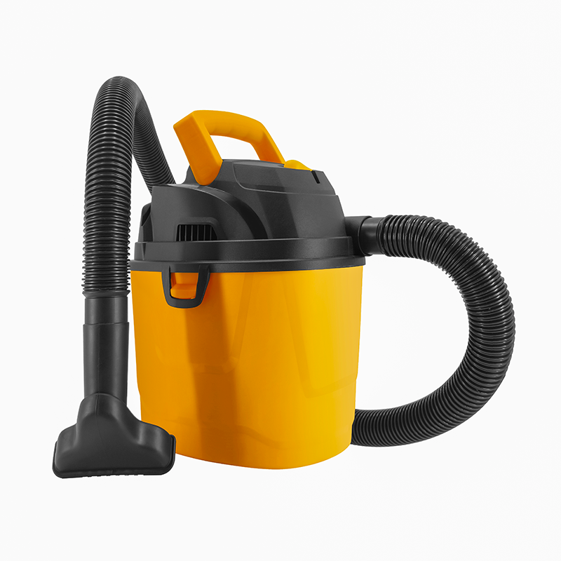 LX-VC-1000w-BO-Wet and Dry Vacuum Cleaner, Compact Portable, Strong Suction, Yellow and Black, For Home and Car Use