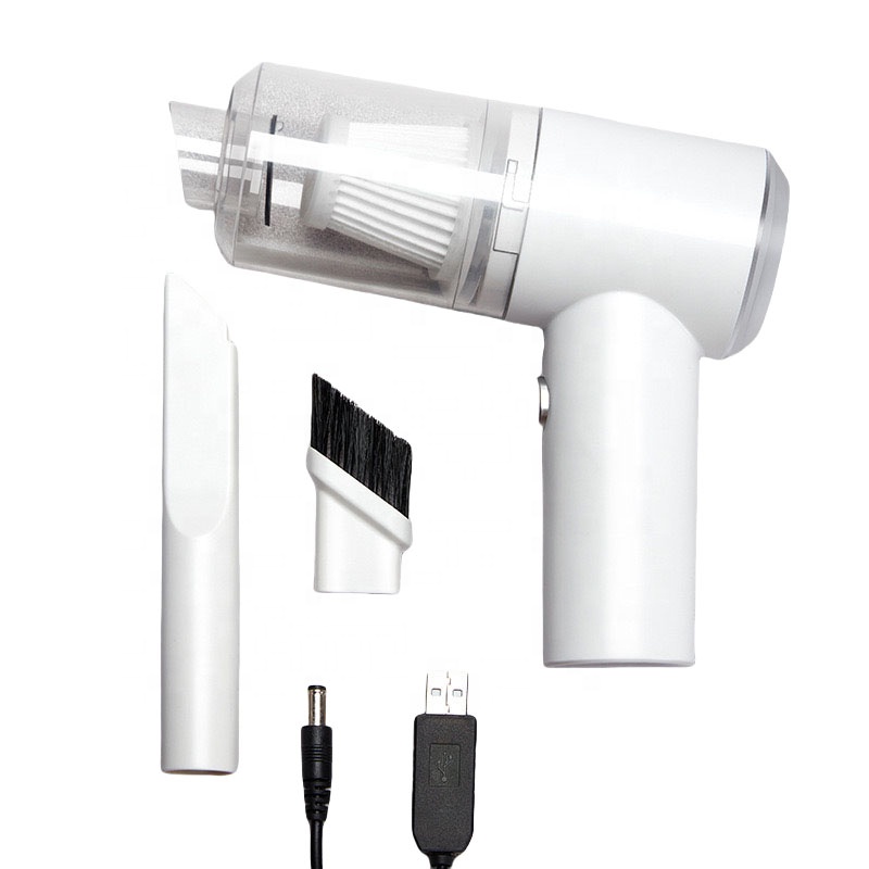LX-VC-W Mini Handheld Vacuum Cleaner | USB Rechargeable | Low Noise | Multi-Scenario Use