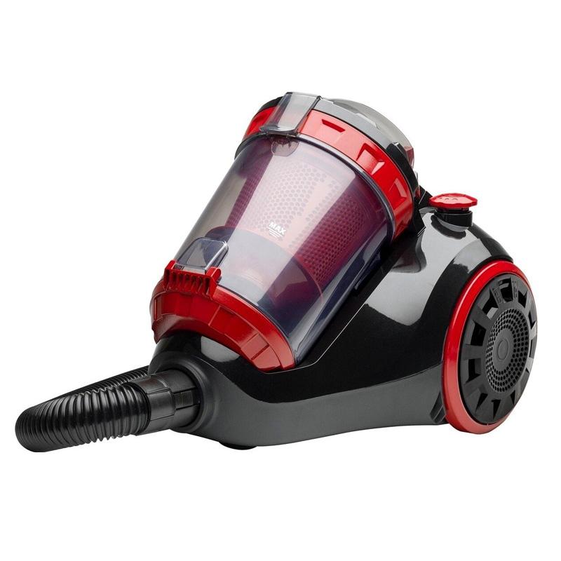LX-VC-R Bagless Canister Vacuum Cleaner | High-Power Cyclonic Suction | Multi-Stage HEPA Filter | Adjustable Telescopic Wand