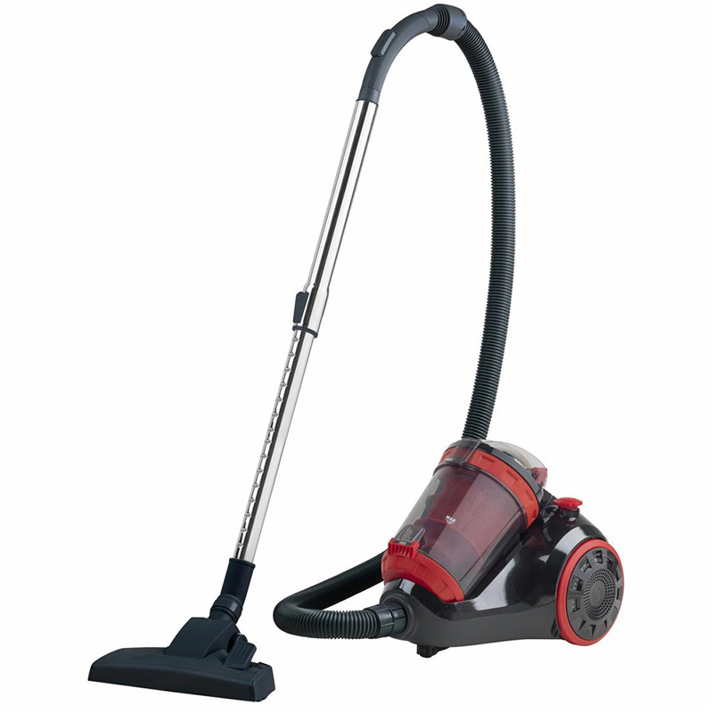 LX-VC-R Bagless Canister Vacuum Cleaner | High-Power Cyclonic Suction | Multi-Stage HEPA Filter | Adjustable Telescopic Wand