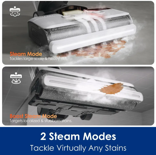 LX-HVC-3-in-1 Cordless Smart Vacuum Cleaner with Steam Mop, Dual Edge Cleaning & Boost Steam Mode