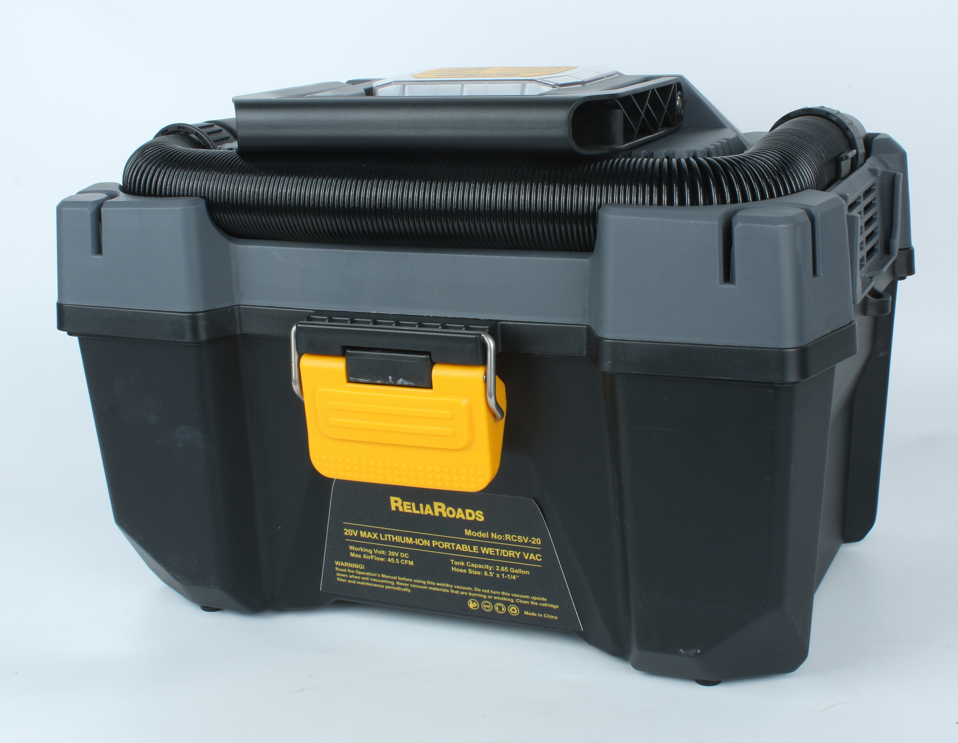 High Suction Portable Wet Dry Vacuum Cleaner with Self-Cleaning Function