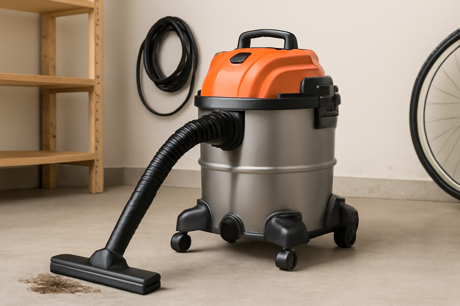 J10 Heavy-Duty Wet & Dry Vacuum Cleaner – Large Capacity, Garage & Workshop Use