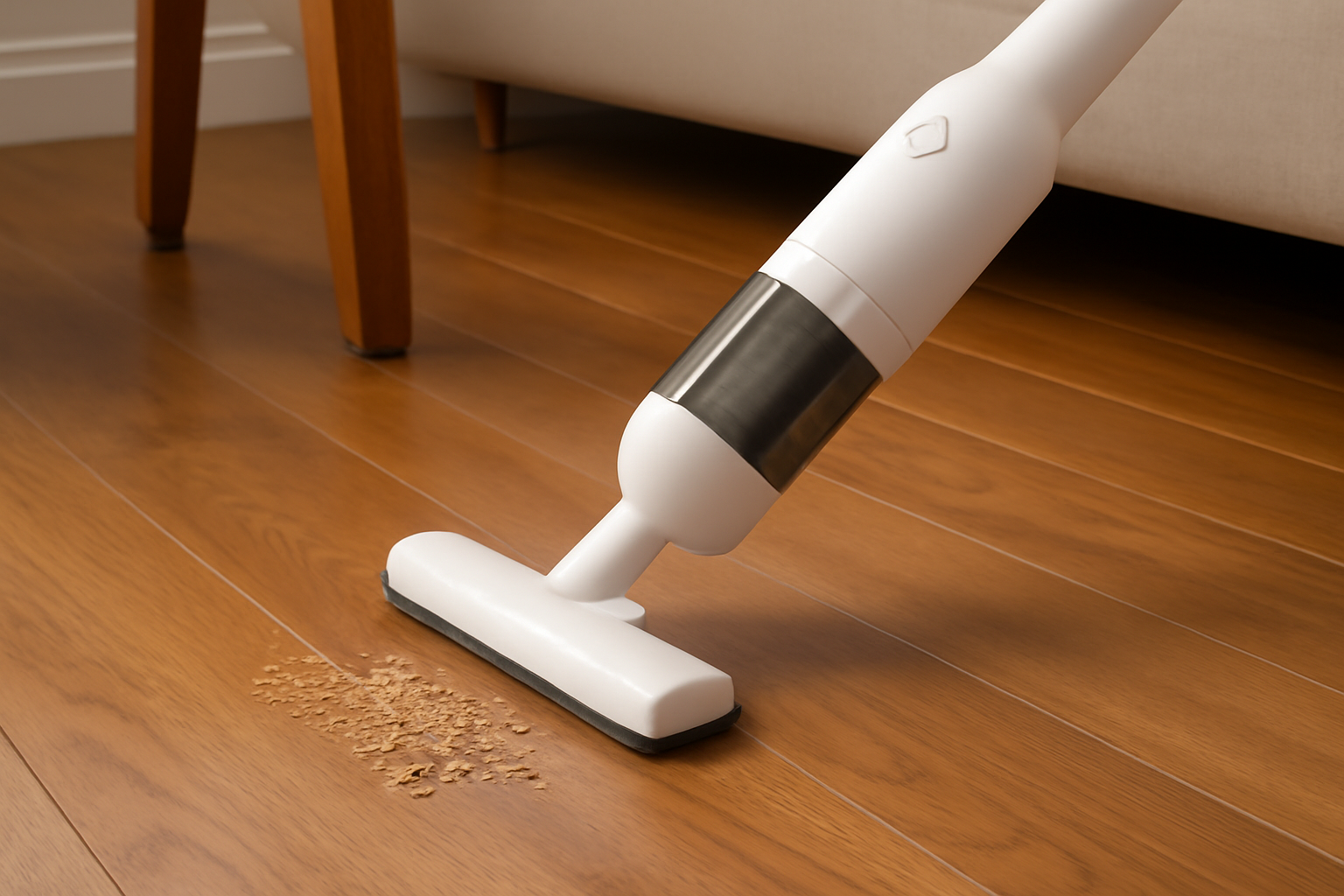 J3 Cordless Vacuum for Hardwood Floors – Gentle Brush, USB Rechargeable, HEPA Filter