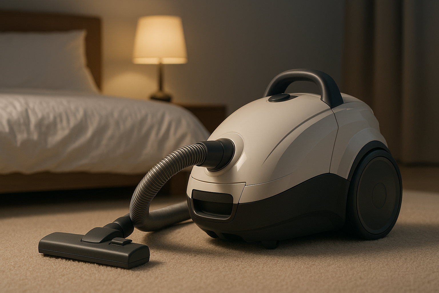 J4 Ultra-Quiet Canister Vacuum Cleaner | Low Noise High Suction Vacuum for Bedroom, Night Use & Soft Surfaces