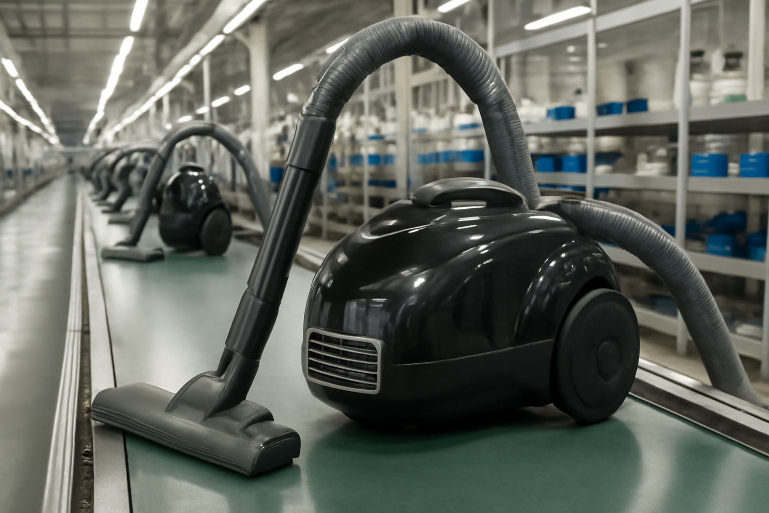 J5 Commercial Canister Vacuum Cleaner with Large Capacity, High Suction Power for Hotel, Office & Industrial Floor Cleaning